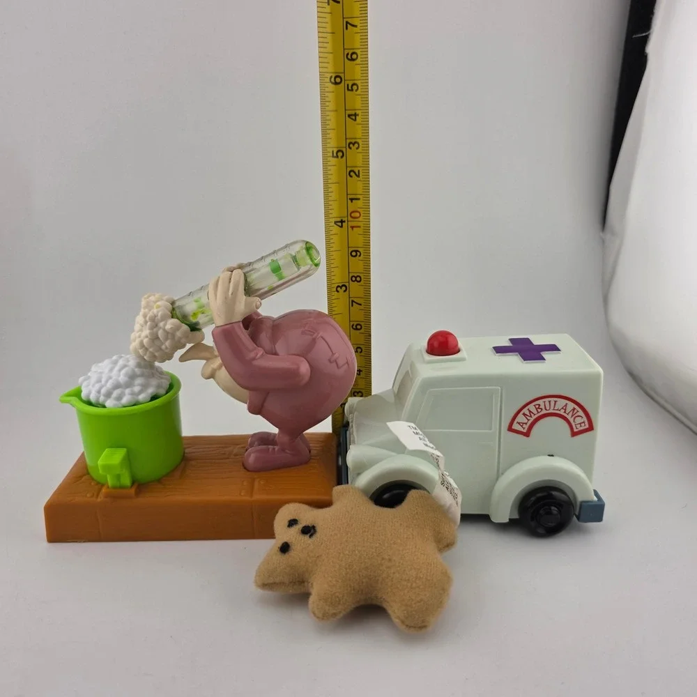 Igor Monster Maker Toy Lot Ambulance Plush Figure GOOD Spooky Laboratory 1998